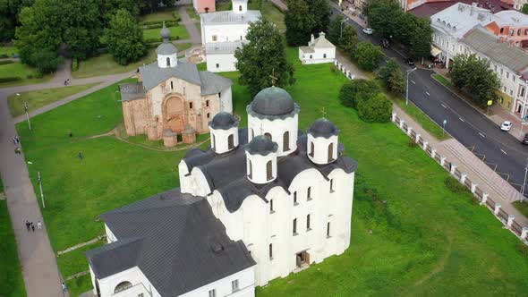 Saint Nicholas Cathedral, ancient cathedral in Veliky Novgorod, Russia