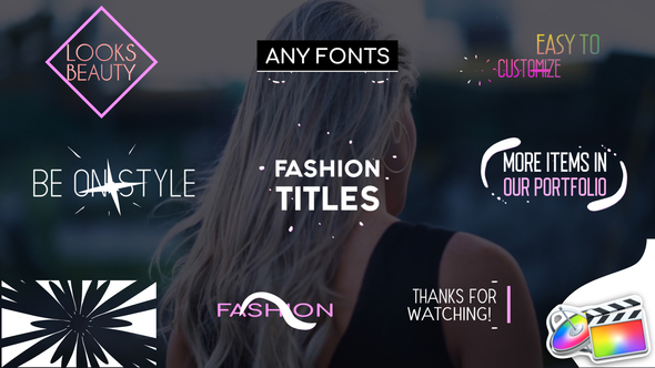 Fashion Titles | FCPX