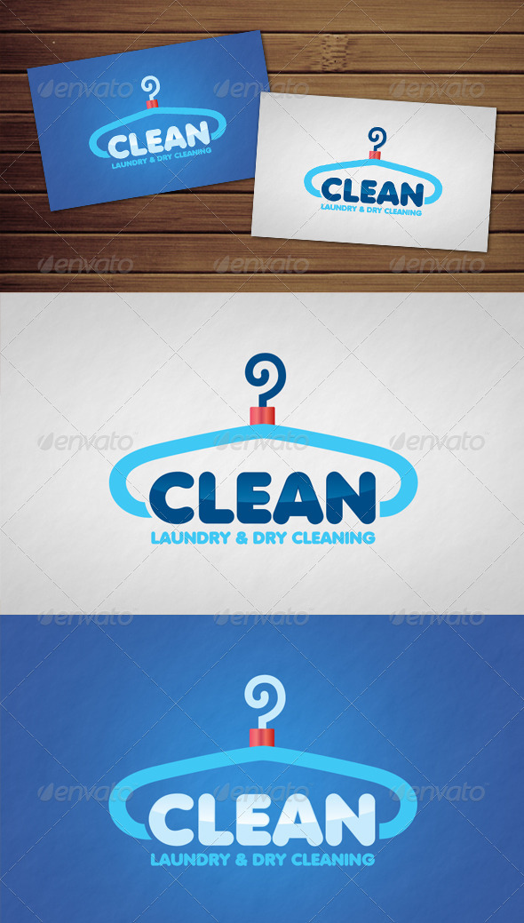 Clean Laundry Logo - Objects Logo Templates