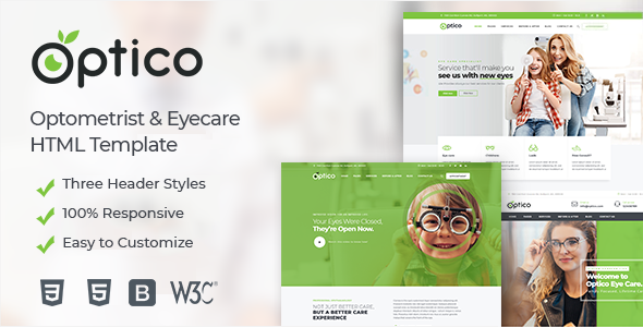 Extraordinary Optico | Eyecare HTML Template