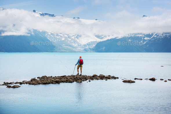Garibaldi lake - Stock Photo - Images