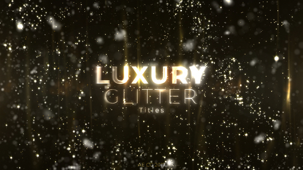 Luxury Glitter Titles - VideoHive 25459706