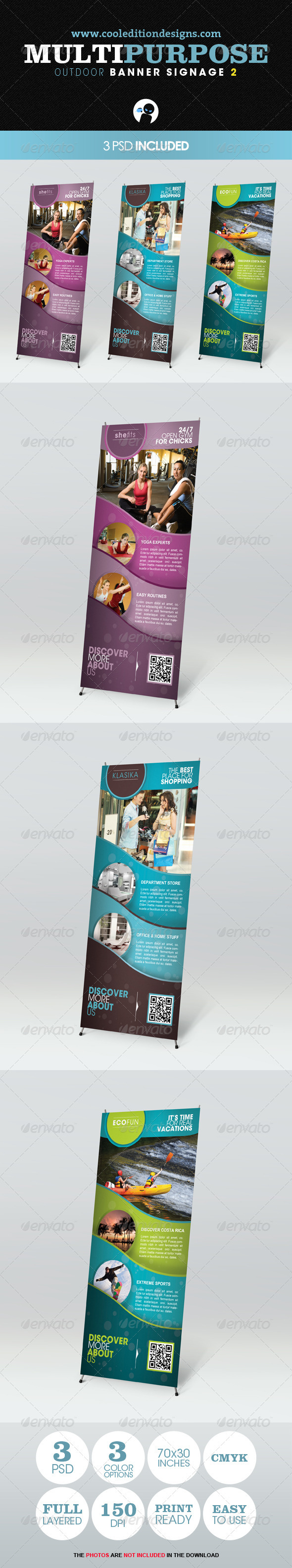 Multipurpose Outdoor Banner Signage 2 - Signage Print Templates