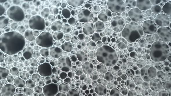 Macro Rotation Soap Bubbles Background