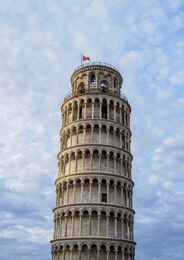 Pisa Tower in Tuscany, Italy - Stock Photo - Images