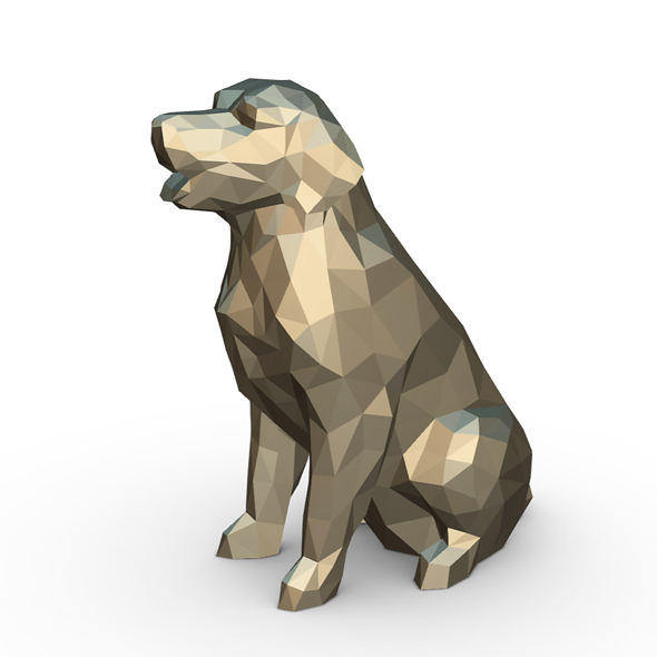 Golden Retriever figure - 3Docean 25476749