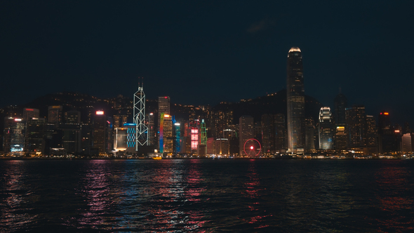 City Night and Lights Reflection alt