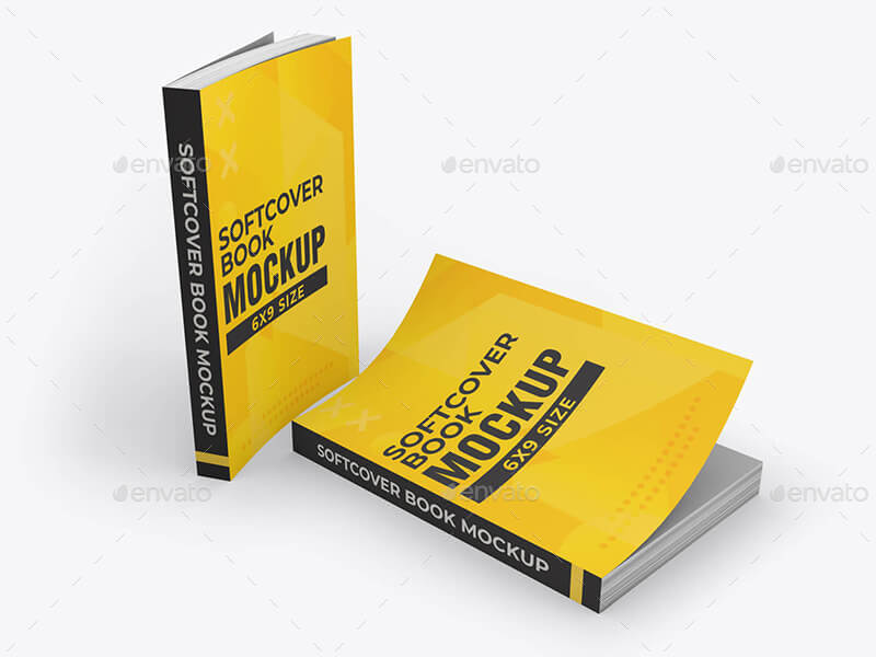 Download Softcover Book Mockups By Vectogravic Graphicriver PSD Mockup Templates