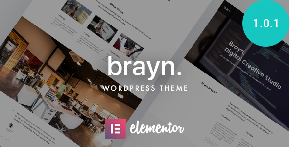 Brayn - Creative Portfolio Elementor WordPress Theme