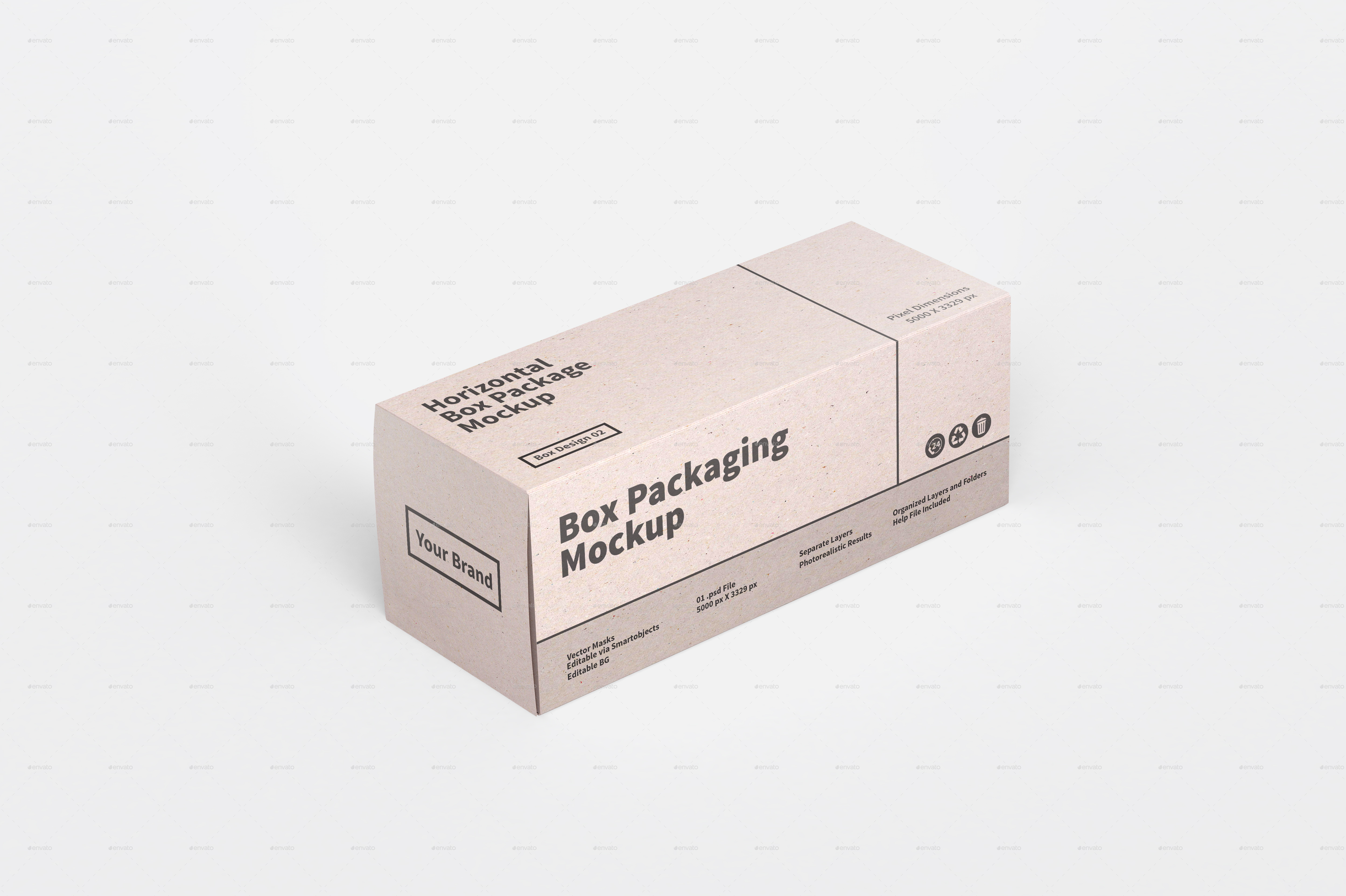 Download Horizontal Box Package Mockup By Shaikerintu Graphicriver Yellowimages Mockups