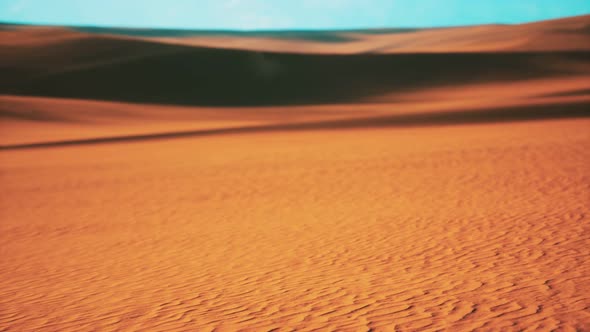 Aerial of Red Sand Dunes in the Namib Desert alt