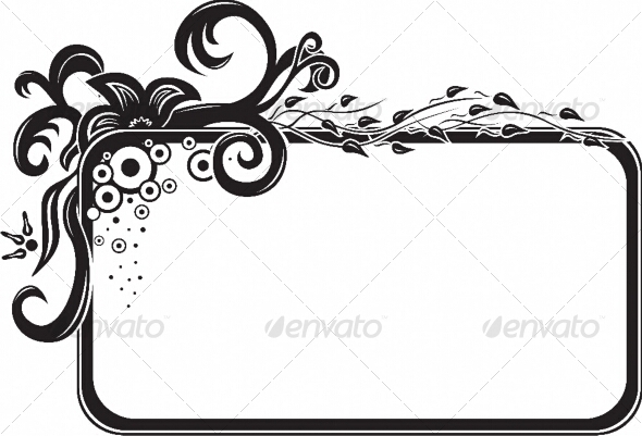 Floral frame