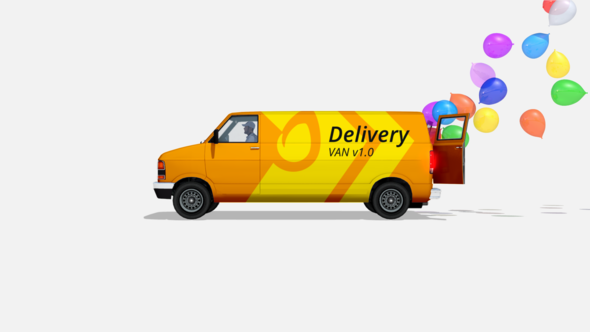 Delivery Van - VideoHive 25441294