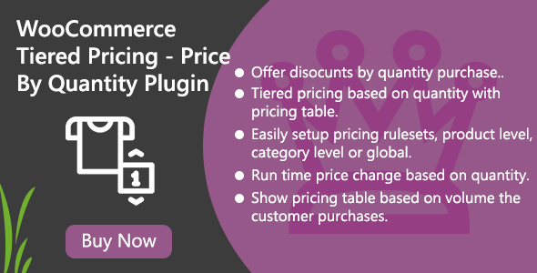 WooCommerce Tiered Pricing – Price By Quantity Plugin