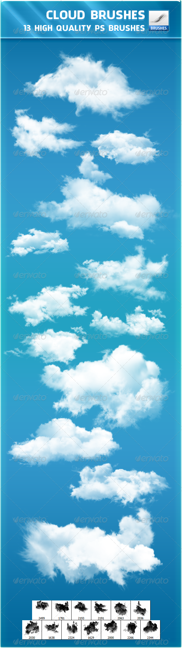 Cloud Brushes - Miscellaneous Brushes