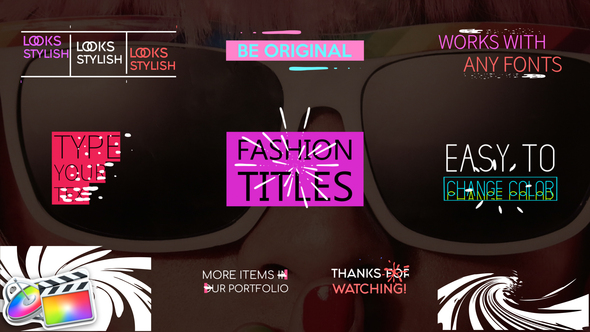 Juicy Fashion Titles | FCPX