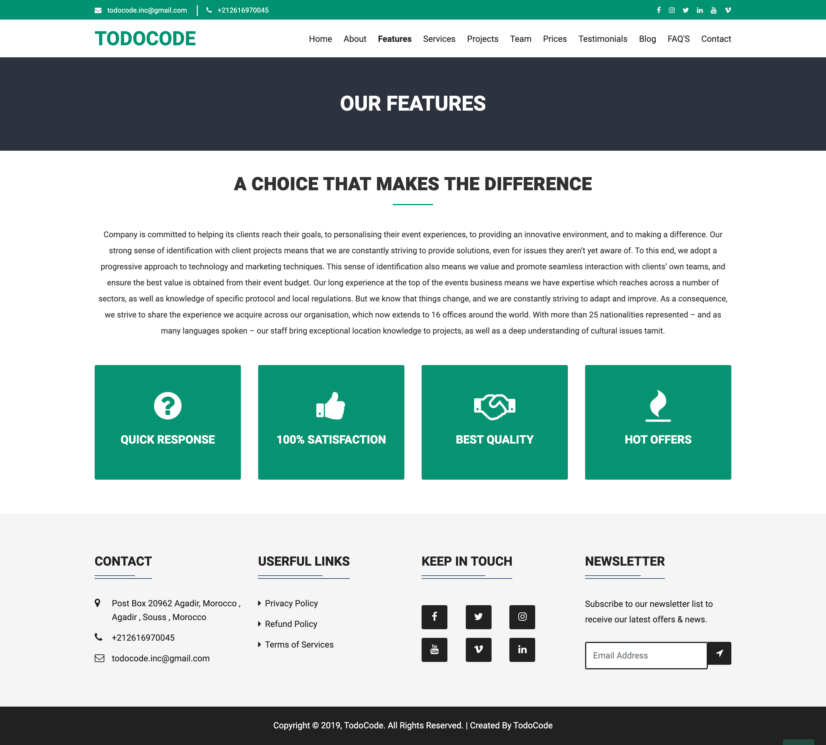 Multipurpose Business Website for Company, Agency, Startup by MobiCoders
