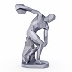 The Discobolus Statue Low Poly