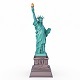 The Statue of Liberty Low Poly