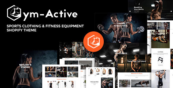Gym Active - Clothing & Fitness Shopify Theme by