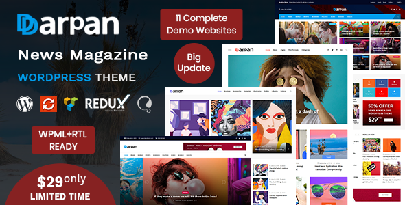 Darpan – News Magazine WordPress Theme