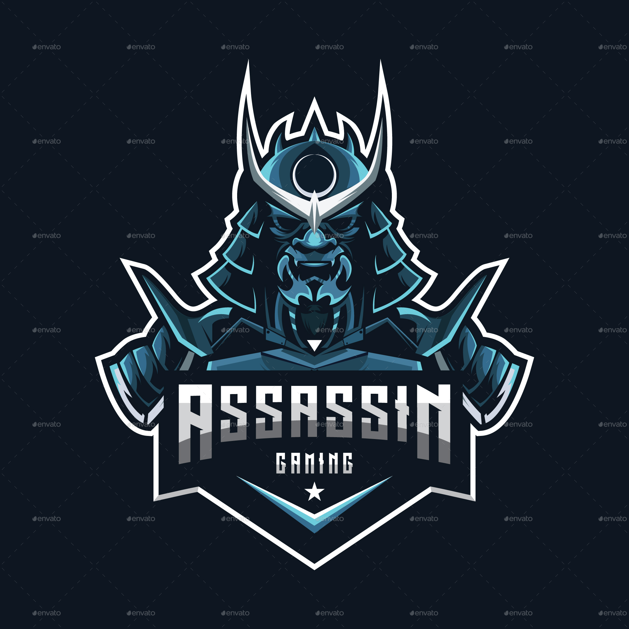 Assassin Gaming Logo for Your Team by modaldesain | GraphicRiver