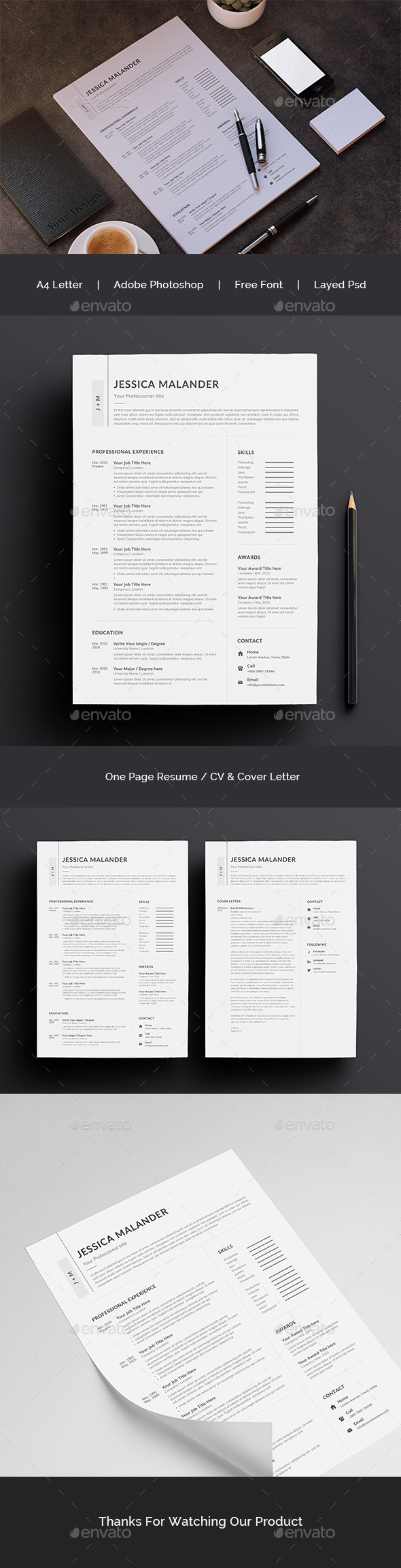 Resume by linzo91 | GraphicRiver
