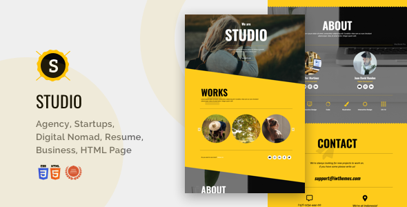 Software, Business, Product, IT Startup, Agency, SaaS Html - Studio