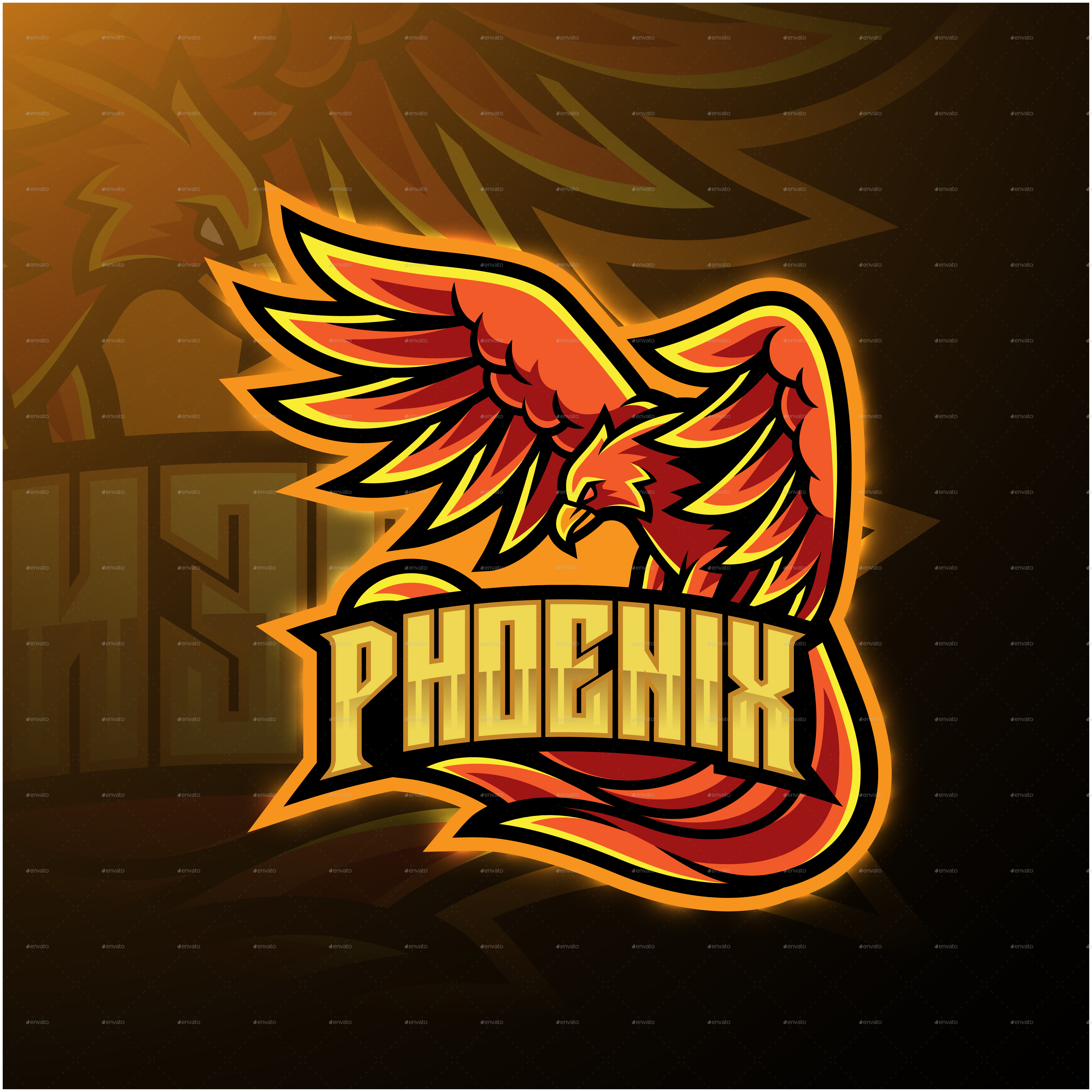 Phoenix Esport, Vectors | GraphicRiver