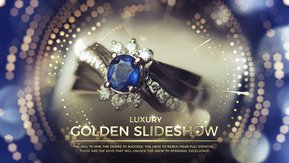 Luxury Golden Slideshow - VideoHive 25513131