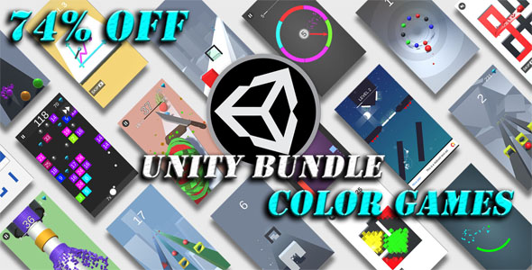Unity Color Games Bundle - 74% OFF