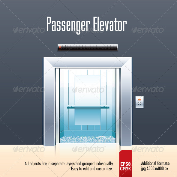 Passenger Elevator - Buildings Objects