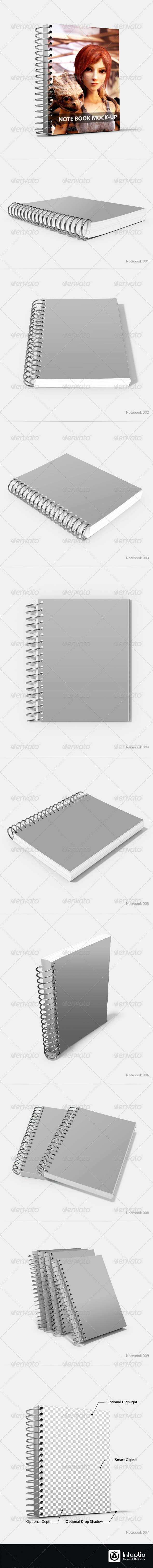 Spiral Notebook Mock-Up