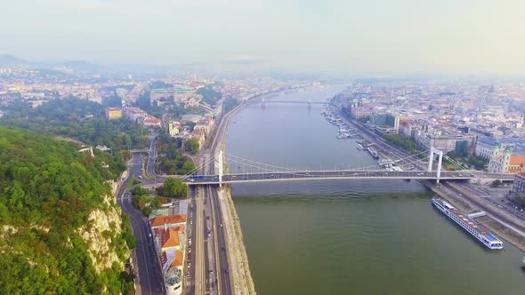 Aerial Footage Budapest, Hungary.