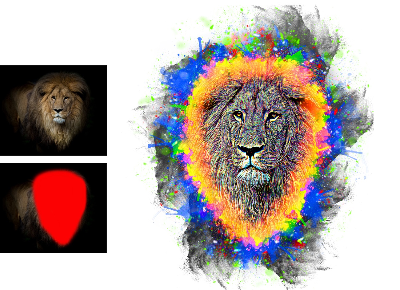 Colorful Paint Art Action