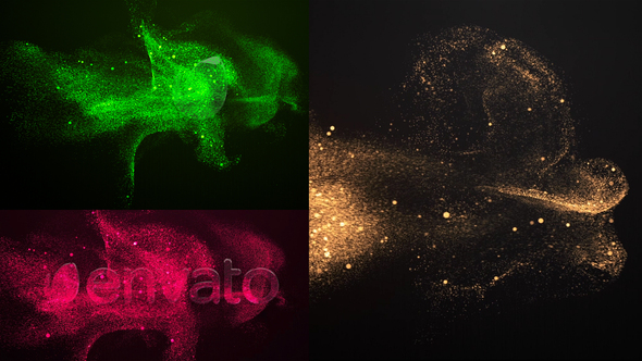 Particle Sand Logo - VideoHive 25545874