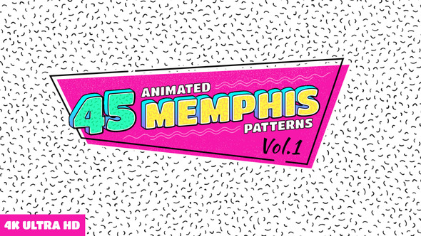 45 Memphis Patterns Vol.1 4K
