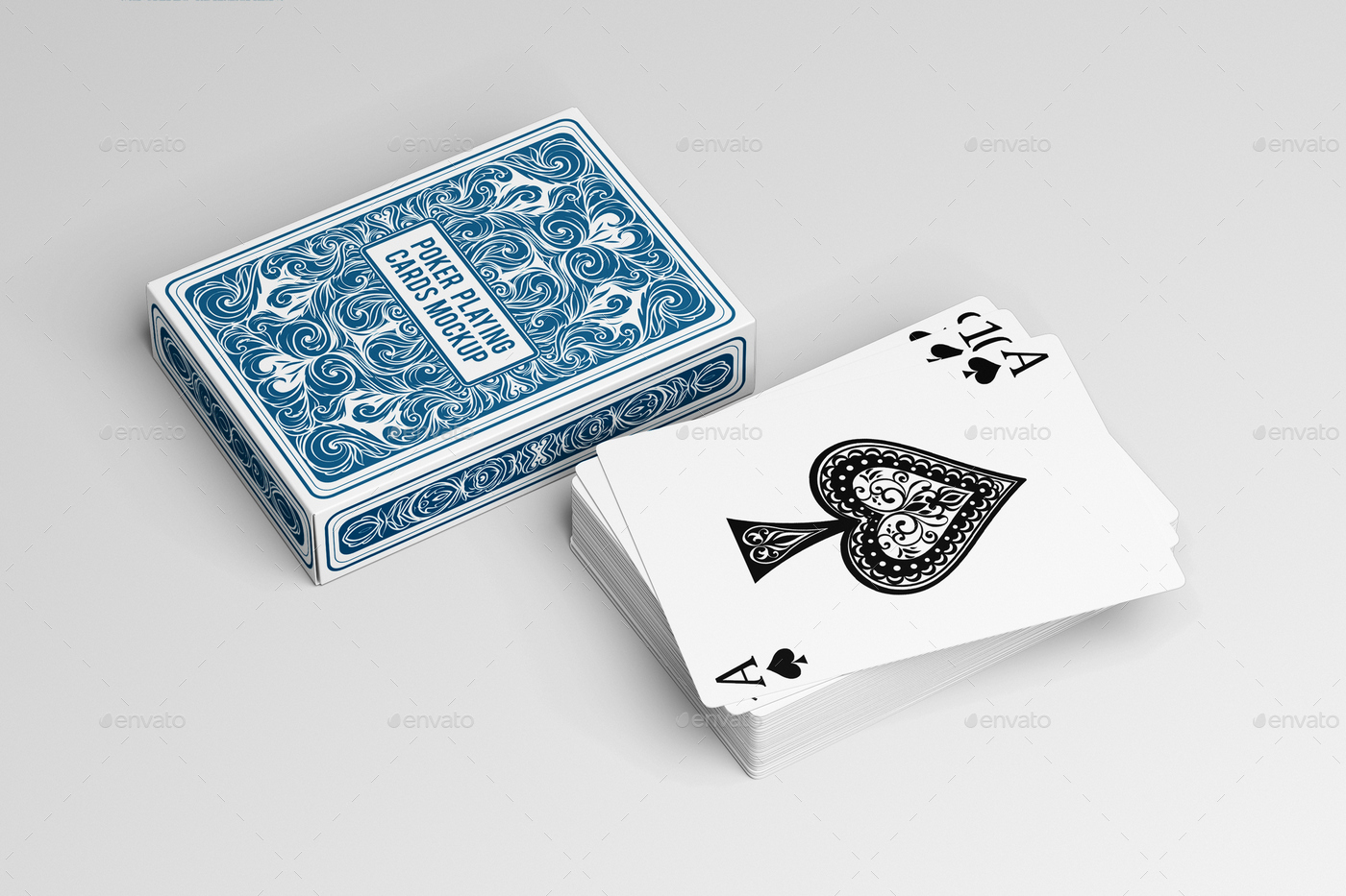 Poker Playing Cards Mock-Up, Graphics | GraphicRiver