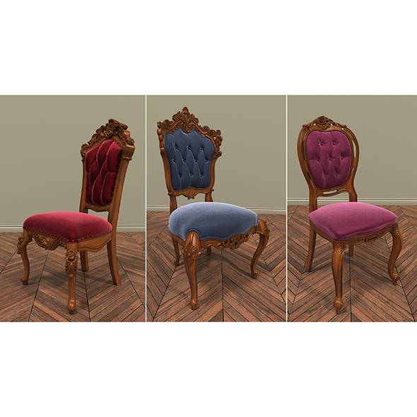 Classic Chair 3 - 3Docean 25547734