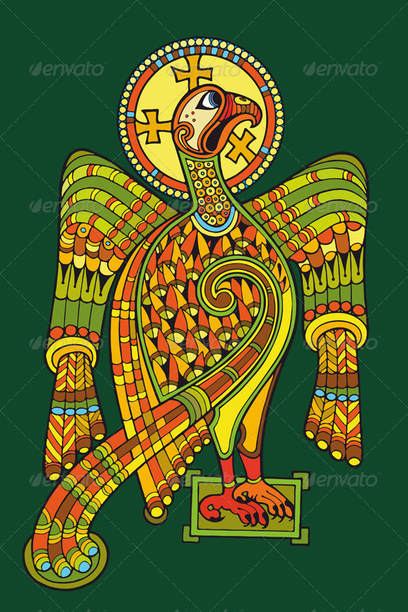 Eagle Heraldic - Animals Characters