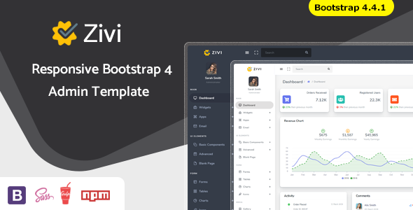 Zivi - Bootstrap - ThemeForest 25487106