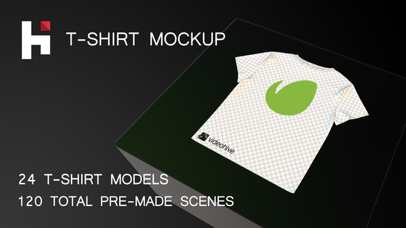 Real 3D T-Shirt - VideoHive 25543927