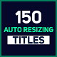 Auto Resizing Titles and Lower Thirds - VideoHive Item for Sale