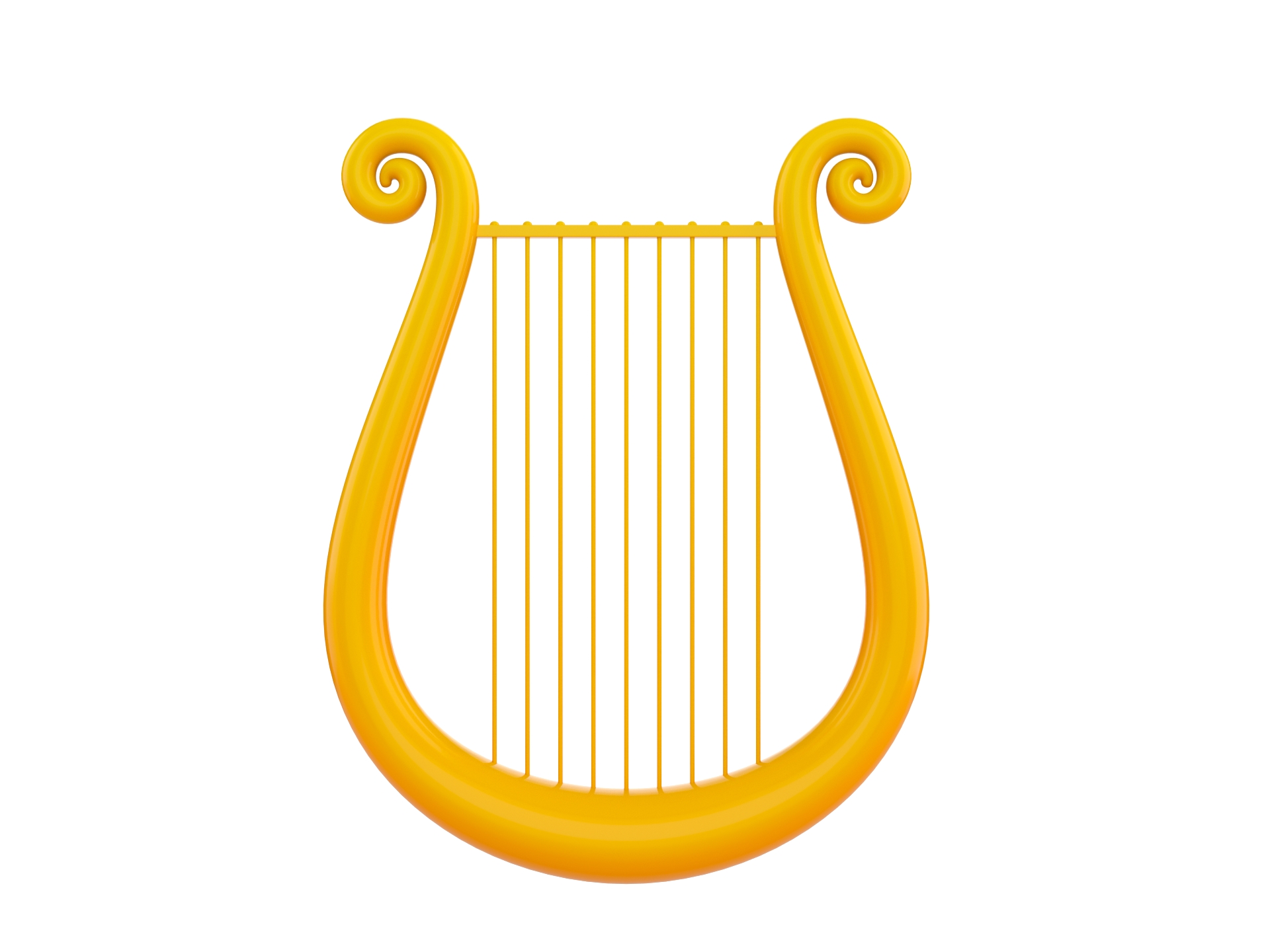 Golden Harp by BariaCG | 3DOcean