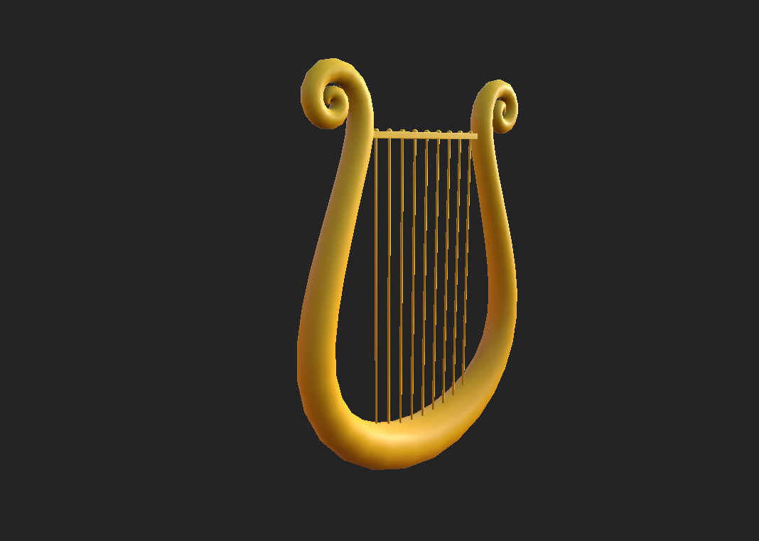 Golden Harp by BariaCG | 3DOcean