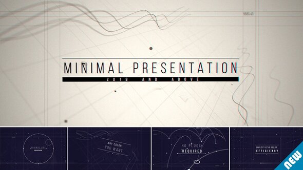 Minimal Line Presentation - VideoHive 25558547
