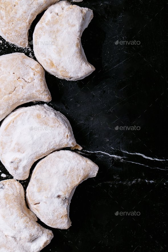 Variety of traditional Greek sweets cookies - Stock Photo - Images