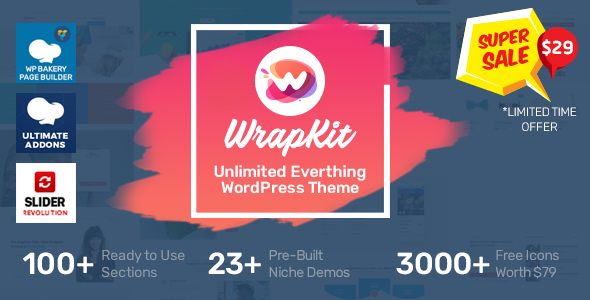 WrapKit WordPress - ThemeForest 21584768