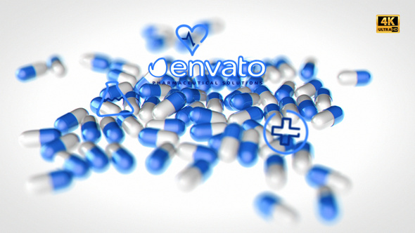 Medical Pills Background Projection