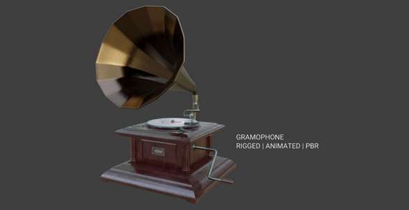 Gramophone Phonograph - 3Docean 25570342